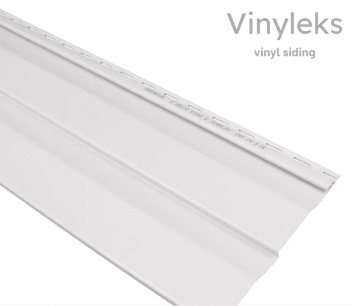 white vinyl siding