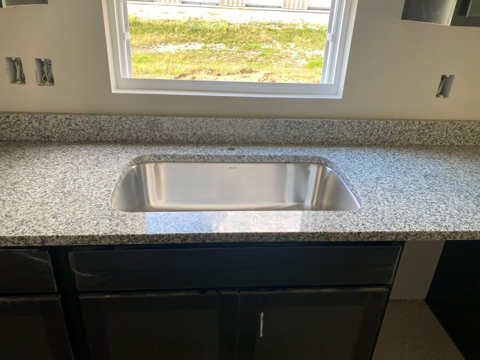 Luna Pearl Granite Vanity Top with Under-Mount Sink - Image 4