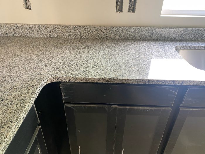 Luna Pearl Granite Vanity Top with Under-Mount Sink - Image 3
