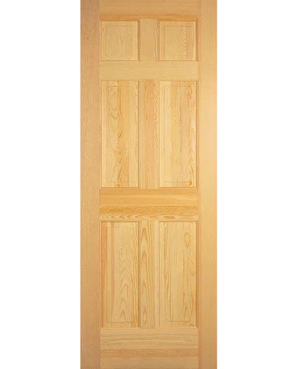 clear-pine-6-panel-door-30x80-slab